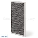 1" activated charcoal flat panel air filter