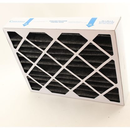 Pleated Activated Charcoal/Carbon Air Filters - 4" Thickness